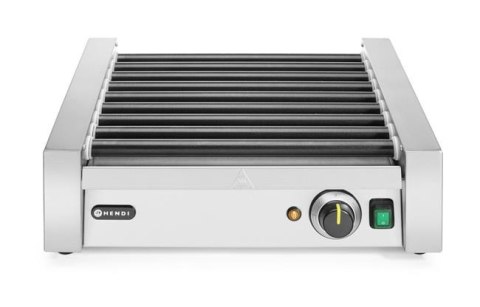 Podgrzewacz rolkowy do parówek jednostrefowy 9 rolek Hendi 520x425x(H)175mm