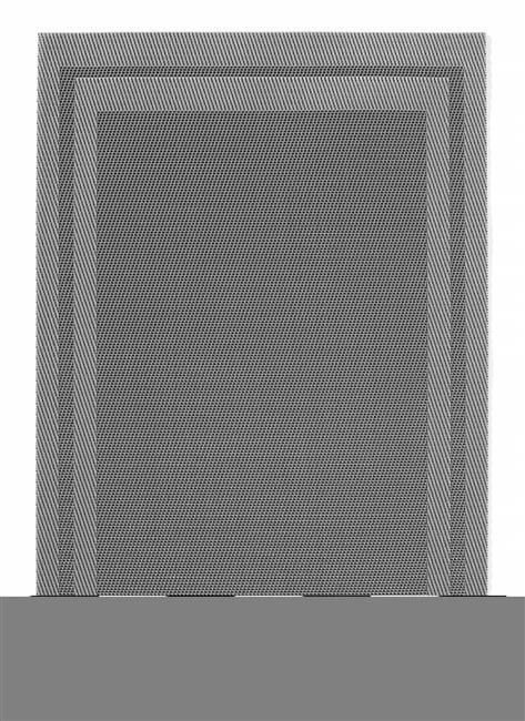 Podkładka na stół, ramka - zestaw grafitowy, 6 szt., 450x300mm