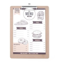 Podkładka pod kartę menu 240x330mm