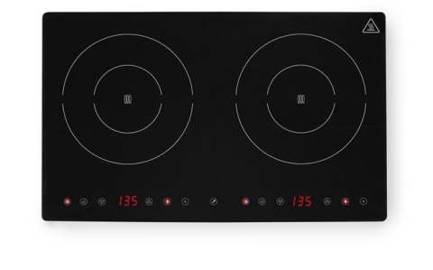 Kuchenka indukcyjna podwójna 230V/3500W, 608x405x(H)54mm