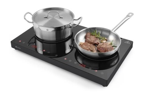Kuchenka indukcyjna podwójna 230V/3500W, 608x405x(H)54mm