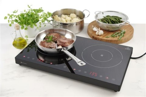 Kuchenka indukcyjna podwójna 230V/3500W, 608x405x(H)54mm