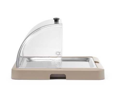 Pojedyncza witrynka chłodząca roll-top Duo UNIQ , HENDI beżowy, 460x355x(H)220m