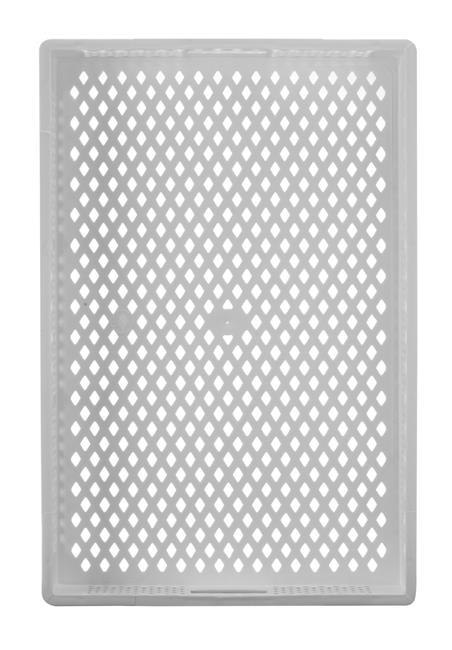 Pojemnik do suszenia świeżego makaronu, biały, 600x400x(H)70mm