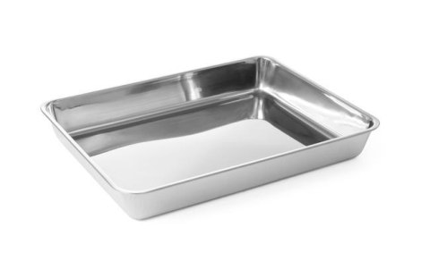 Pojemnik na mięso - stalowy 260x200x(H)48mm