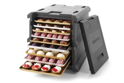 Pojemnik termoizolacyjny cateringowy 9 x 600x400 mm, 128L, 540x700x(H)640mm