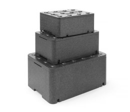 Pojemnik termoizolacyjny z piocelanu, o wym. 500x300x213mm, 20L