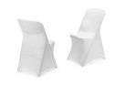 Pokrowiec na krzesło 810965 & 910989, biały, 540x440x(H)840mm