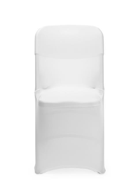 Pokrowiec na krzesło 810965 & 910989, biały, 540x440x(H)840mm