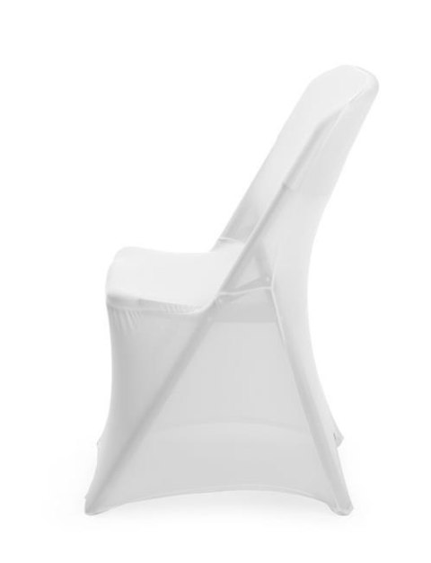 Pokrowiec na krzesło 810965 & 910989, biały, 540x440x(H)840mm