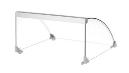 Pokrywa szklana do podgrzewacza rolkowego do parówek o kodzie 268605, 470x401x(H)250mm