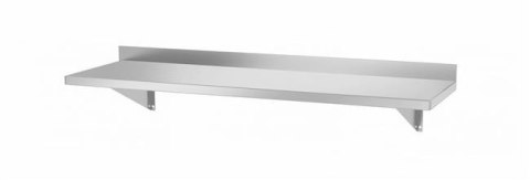 Półka wisząca na konsolach, z dwiema konsolami, 1000x300x250 mm