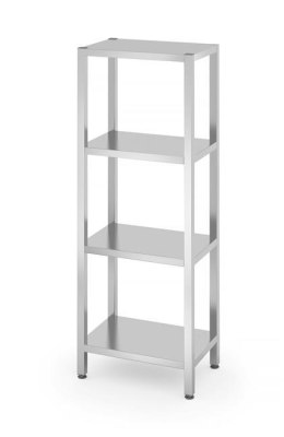 Regał magazynowy 4 półki pełne - skręcany 800x400x(H)1800mm