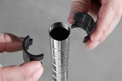 Regał z 5 półkami chromowany, 910x455x(H)1830mm