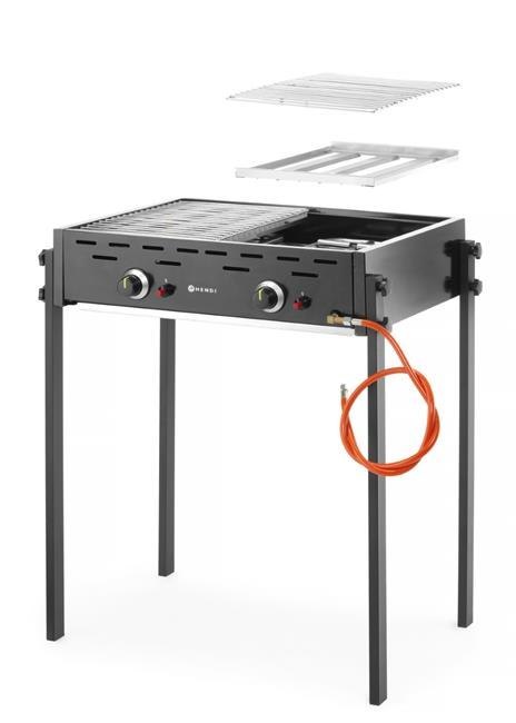Roast-Master Pro Black Grill gazowy, czarny, 11,6kW, 790x560x(H)900mm