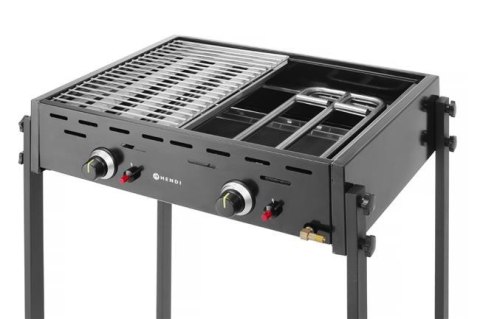 Roast-Master Pro Black Grill gazowy, czarny, 11,6kW, 790x560x(H)900mm