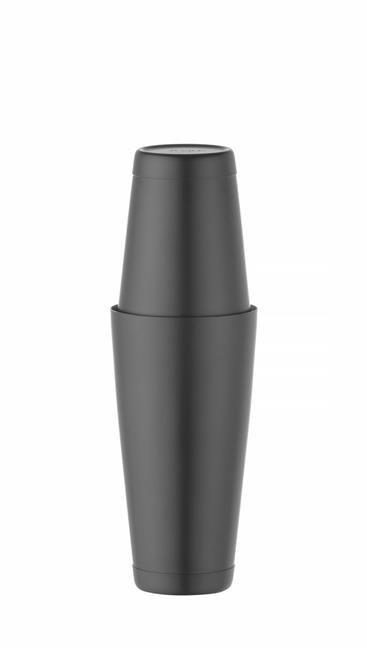 Shaker bostoński Tin-on-Tin, BarUp, 0,8L, czarny, ⌀90mm