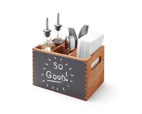 Skrzynka na karty menu i sztućce,210x150x(H)150mm