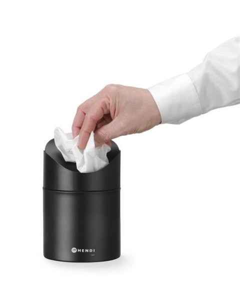 Śmietniczka stołowa 1,2L, czarny, 120x(H)165mm