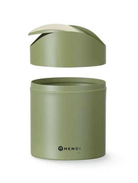 Śmietniczka stołowa1,2L, zielony, 120x(H)165mm