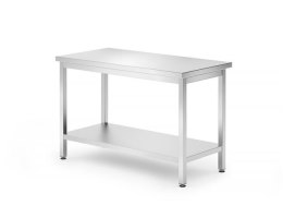 Stół centralny z półką Kitchen Line - skręcany 1000x600x(H)850