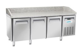 Stół chłodniczy do pizzy 3-drzwiowy, Arktic, 600x400, 186L, 220-240V/450W