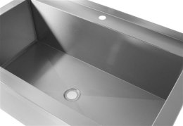 Stół z basenem - spawany, jednokomorowy, wysokość komory 300 mm, HENDI, 1000x700x(H)850mm