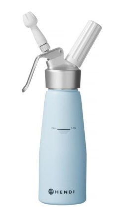 Syfon do bitej śmietany, 0,5L, Błękitny, 80x(H)260mm