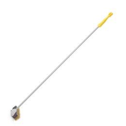 Szczotka do pieca do pizzy z mosiężnym włosiem - zaokrąglona 150x55x(H)1700