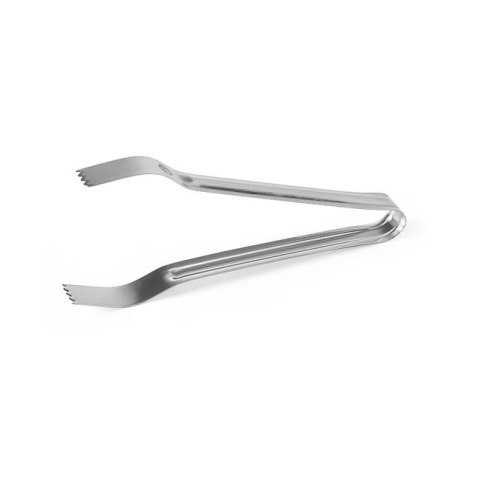 Szczypce do lodu - zestaw 2 szt., BarUp, srebrny, (L)180mm