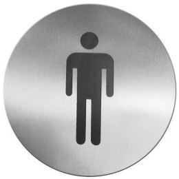 Tabliczka informacyjna na drzwi mężczyźni ⌀75mm