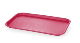 Taca fast food z polipropylenu, czerwony, 530x325x(H)20mm