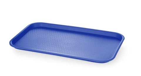 Taca fast food z polipropylenu niebieski, 530x325x(H)20mm