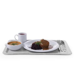 Taca poliestrowa do restauracji samoobsługowych, granitowy, 530x325mm