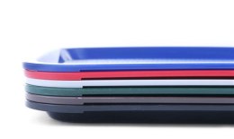 Taca z polipropylenu - FAST FOOD 305x415(H)20 mm czerwona