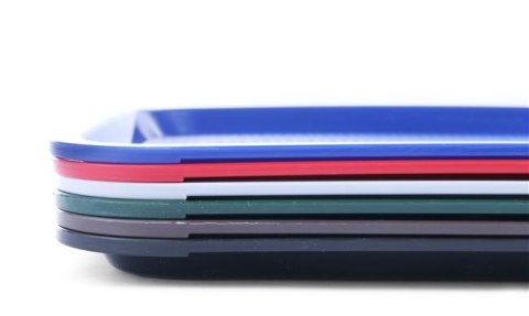 Taca z polipropylenu - FAST FOOD 305x415(H)20 mm czerwona