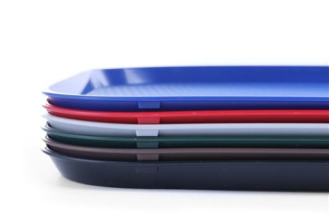 Taca z polipropylenu Fast Food szary, 350x450x(H)20mm