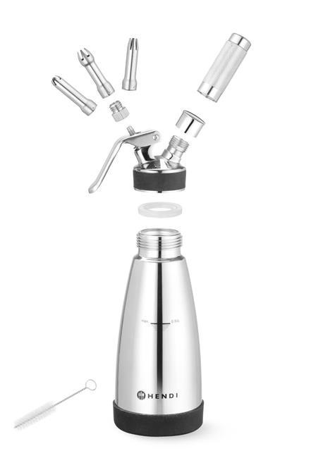 Termo syfon do ciepłych i zimnych sosów, 0,5L, 95x(H)275mm