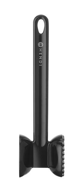 Tłuczek do mięsa czarny, 255x65x(H)70mm