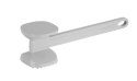 Tłuczek do mięsa, szary, 300x80x(H)80mm