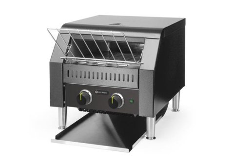 Toster przelotowy podwójny, czarny, 230V/2240W, 418x368x(H)415mm