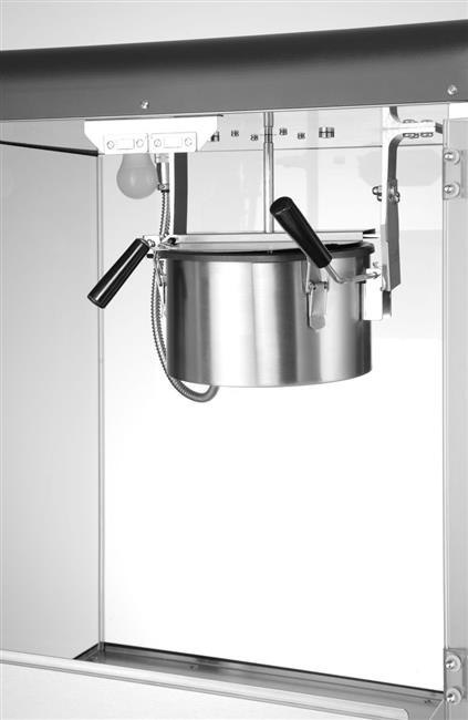 Urządzenie do popcornu 80L, czarny, 220-240V/1155W, 560x445x(H)775mm