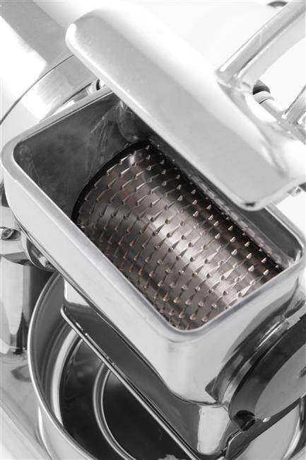 Urządzenie do tarcia twardych serów i bułki tartej 30 kg/h, 230V/380W, 292x226x(H)302mm