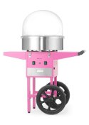 Urządzenie do waty cukrowej z wózkiem, różowy, 220-240V, 948x520x(H)914mm