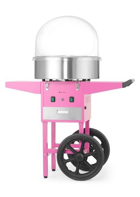 Urządzenie do waty cukrowej z wózkiem, różowy, 220-240V, 948x520x(H)914mm