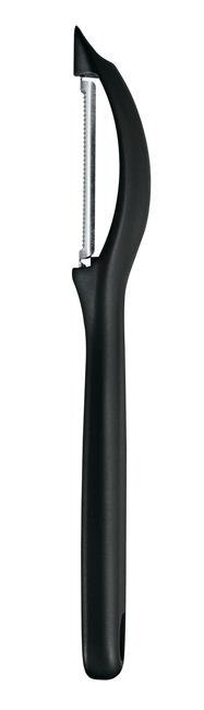 Victorinox Swiss Classic Obieraczka ząbkowane ostrze, czarna