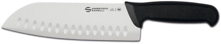 Ambrogio Sanelli Supra , nóż "Santoku", ze żłobieniami, 20 cm