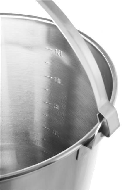 Wiadro z pierścieniem Profi Line, HENDI, Profi Line, 7L, ⌀230x(H)245mm