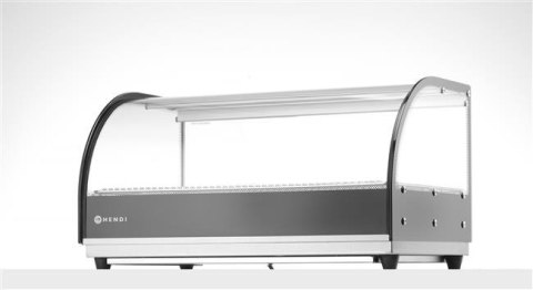 Witryna grzewcza nastawna, HENDI, czarny, 220-240V/800W, 554x376x(H)311mm