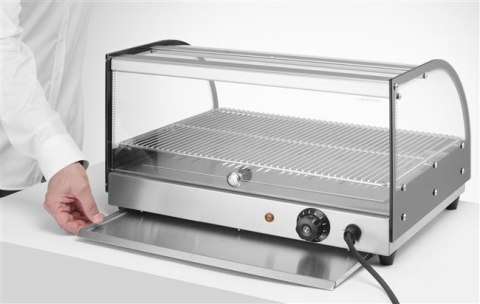 Witryna grzewcza nastawna, HENDI, czarny, 220-240V/800W, 554x376x(H)311mm